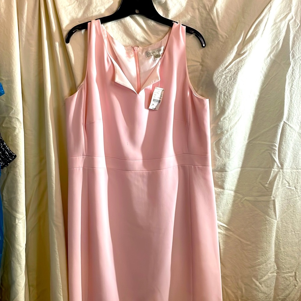 NEW Casual Corner pink dress Size 14. With tags